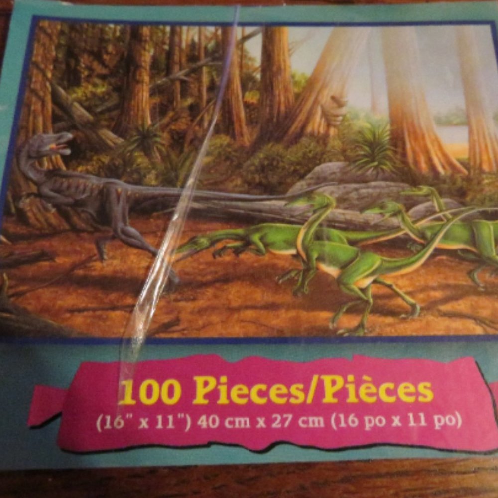 DINOSAURS 100 Piece Jigsaw Puzzle No Box COMPLETE (P120)